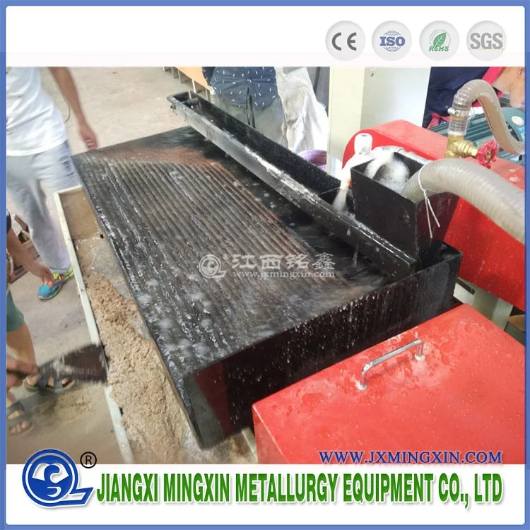 0.55kw Portable Mini Shaker Table Lab Shaking Table for Gold Mineral Separator