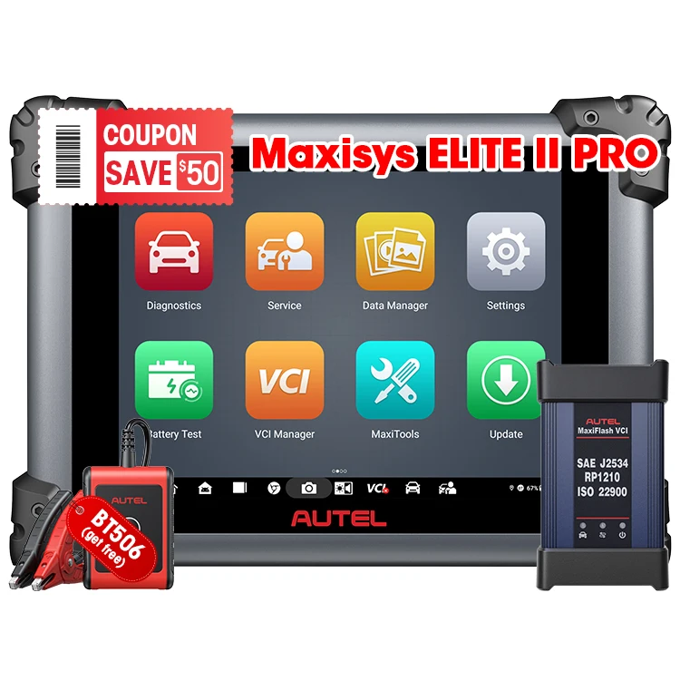 2024 универсальный autel maxisys elite 2 pro ecu инструменты программирования obd2 автомобильный диагностический станок сканер для всех автомобилей