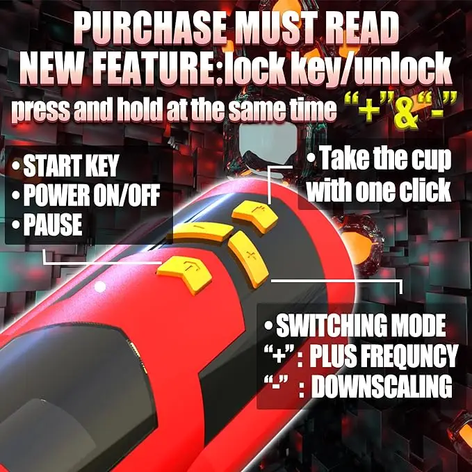 Automatic Vibrating Pronunciation Electronic Sex Toy Novel Design Telescopic Rotation Masturbation Cup for Men Made TPE Material