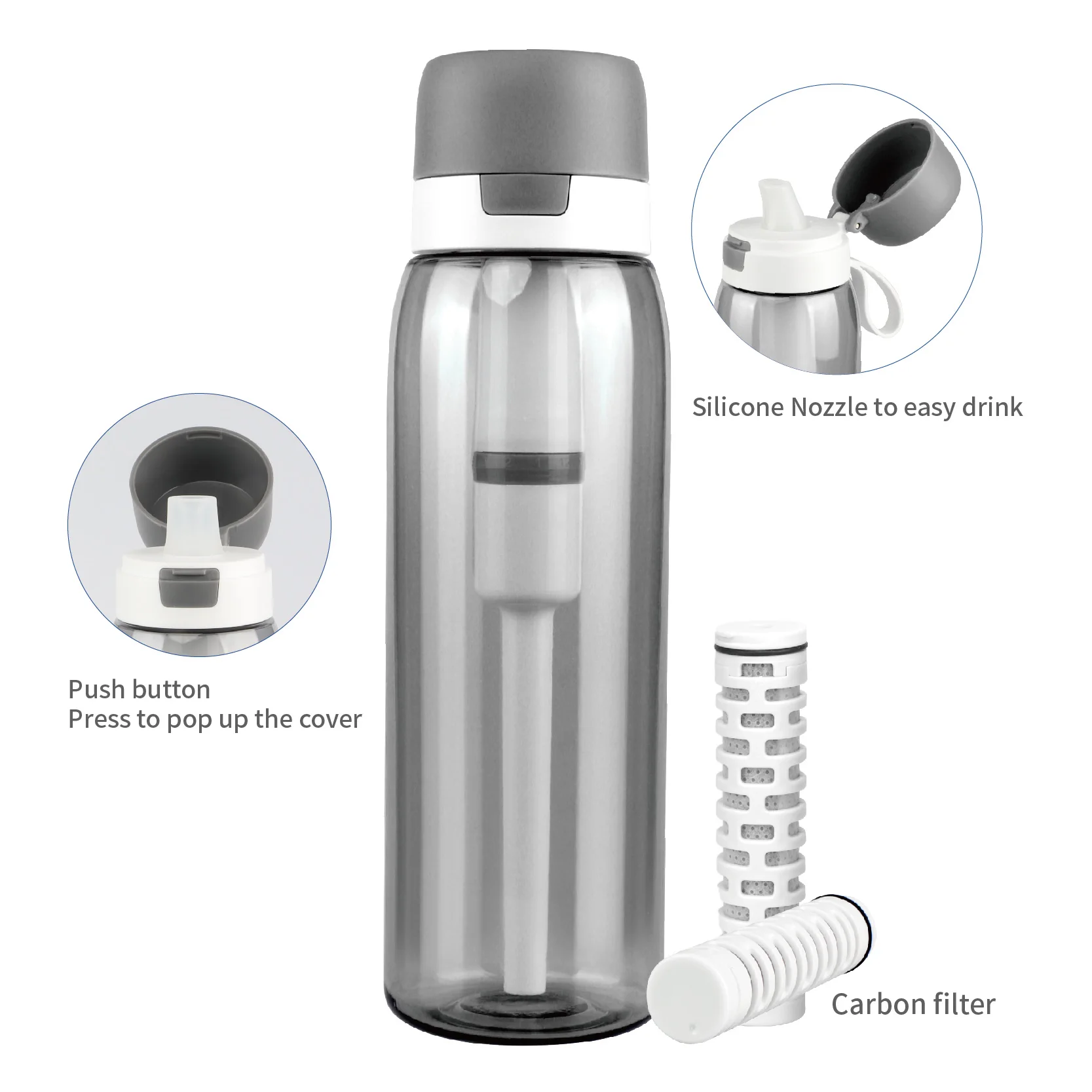 Fast Filtration Drinking Water Purifier Outdoor Travel water filter pitchers & bottles filter water bottle