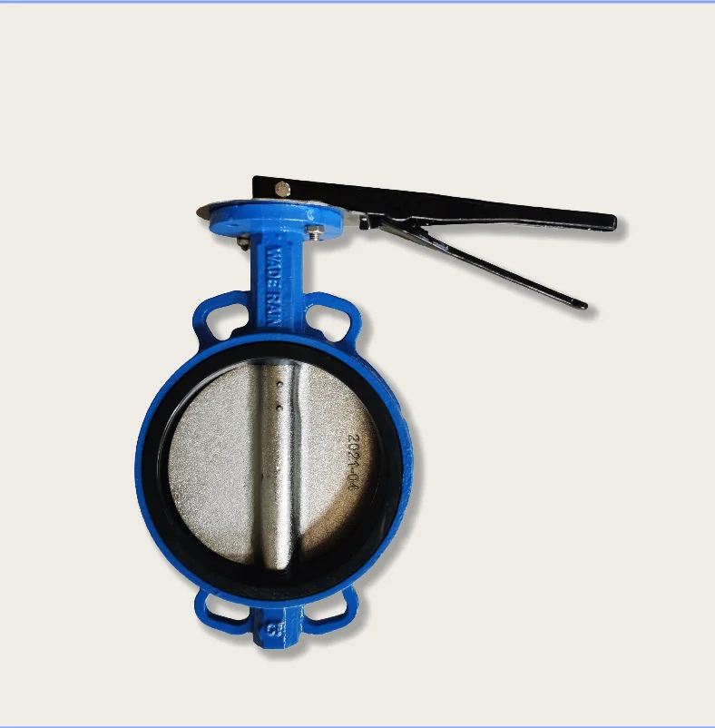 DN200 Eccnomic Model Ductile Iron Ggg50 Wafer Type Butterfly Valve Connection to Pn10/Pn16/Cl125/Cl150/JIS 10K