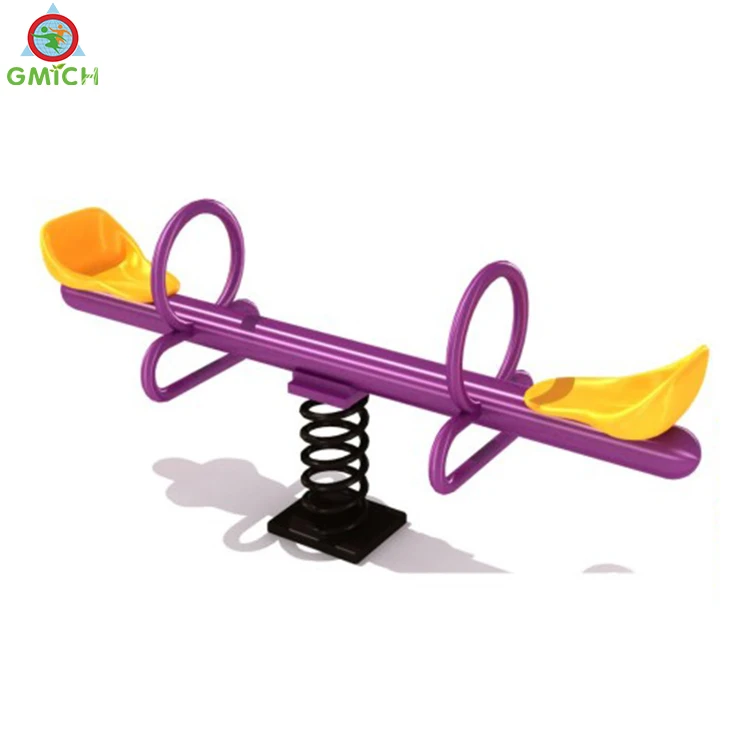 Hot Sale Popular Classic Outdoor amusement park Seesaw Playground Kids Two Seats Seesaw For Kids