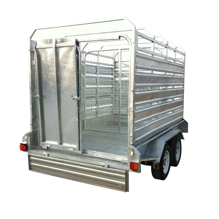 12x6 3500KG  Tandem axle cattle trailer