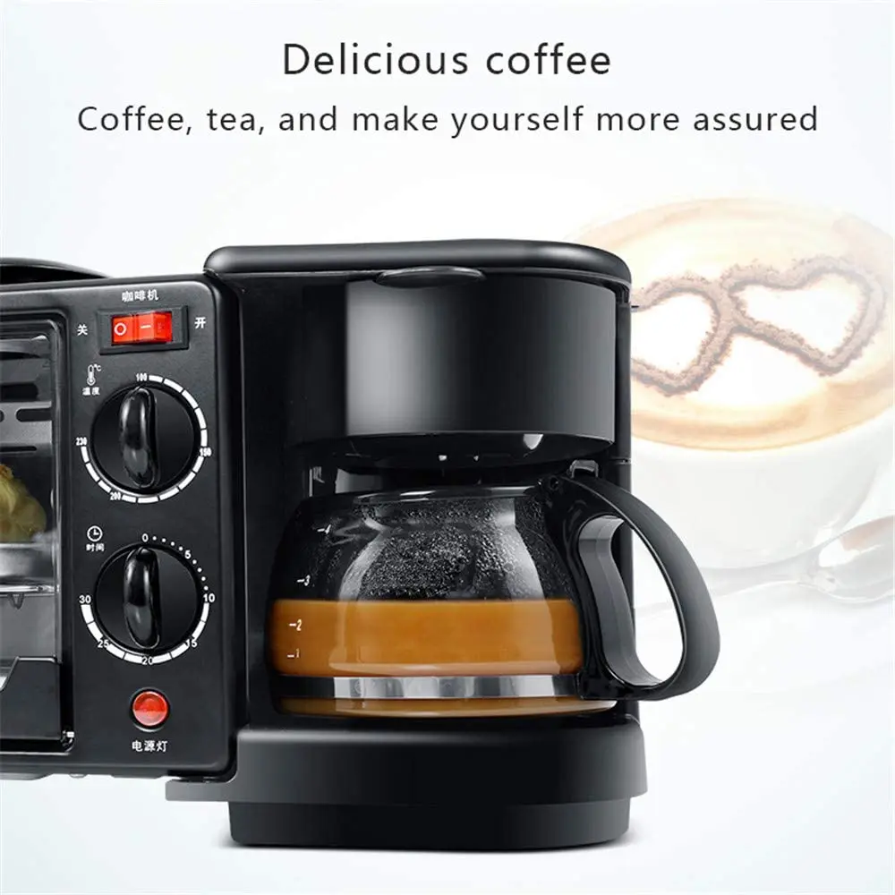  3 in one Kitchen Breakfast Machine Multi-Function Electric Sandwich Maker