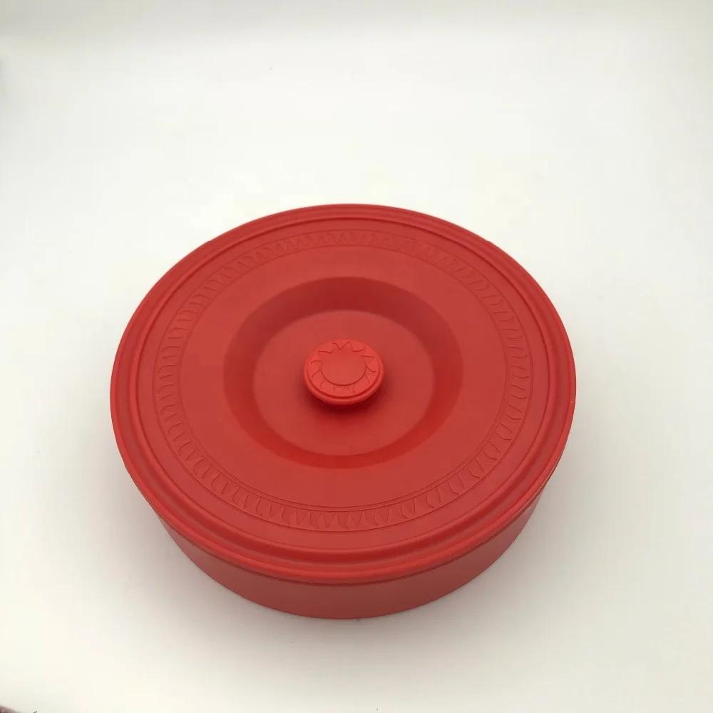Food Grade plastic container custom pancake keeper with lids and tortilla warmer
