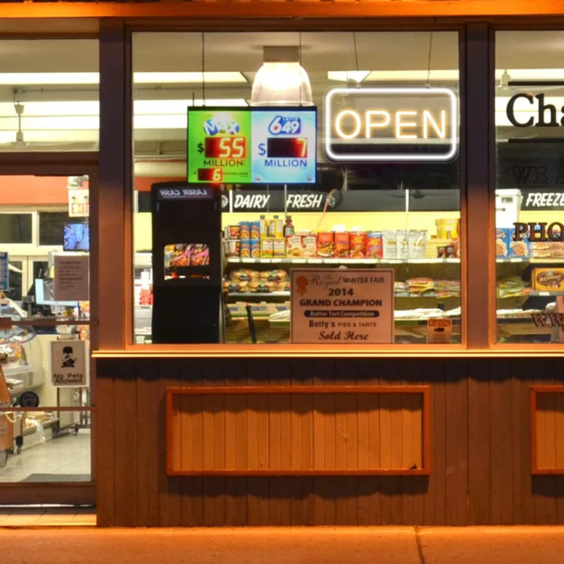 Free sample business logo free design bar open signs wall Acrylic neon letter light sign open neon sign for Decoration