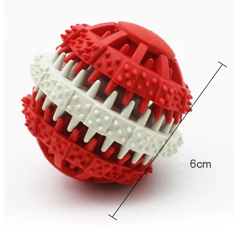 RSH Fantastic Quality Pet Toy Optional Color Chew Balls Resistant Biting Toys Dog Cat Food Leaking Puzzle Toy for Dogs Cats
