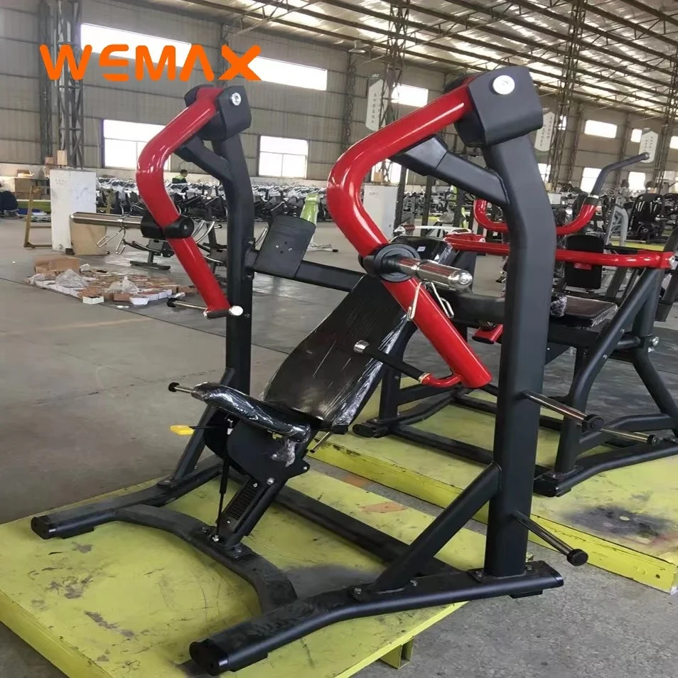 WEMAX Fitness L02 gym equipment commercial hammer strength  plate loaded Seated incline chest press machine