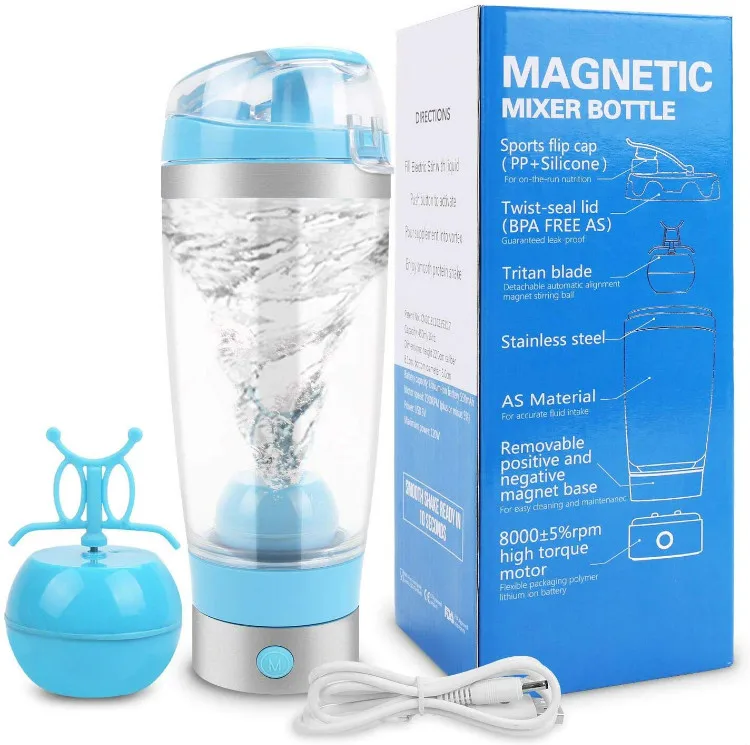 USB Rechargeable Self Stirring coffee Cup Automatic Mug Portable Mixer Tumbler Electric Shaker Bottle With Magnetic reset base