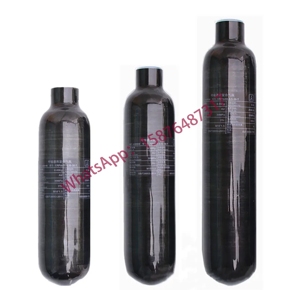 High-Pressure Aluminum Fish Tank Oxygen Cylinders, Thickened Explosion-Proof Mountaineering And Diving Oxygen Cylinders