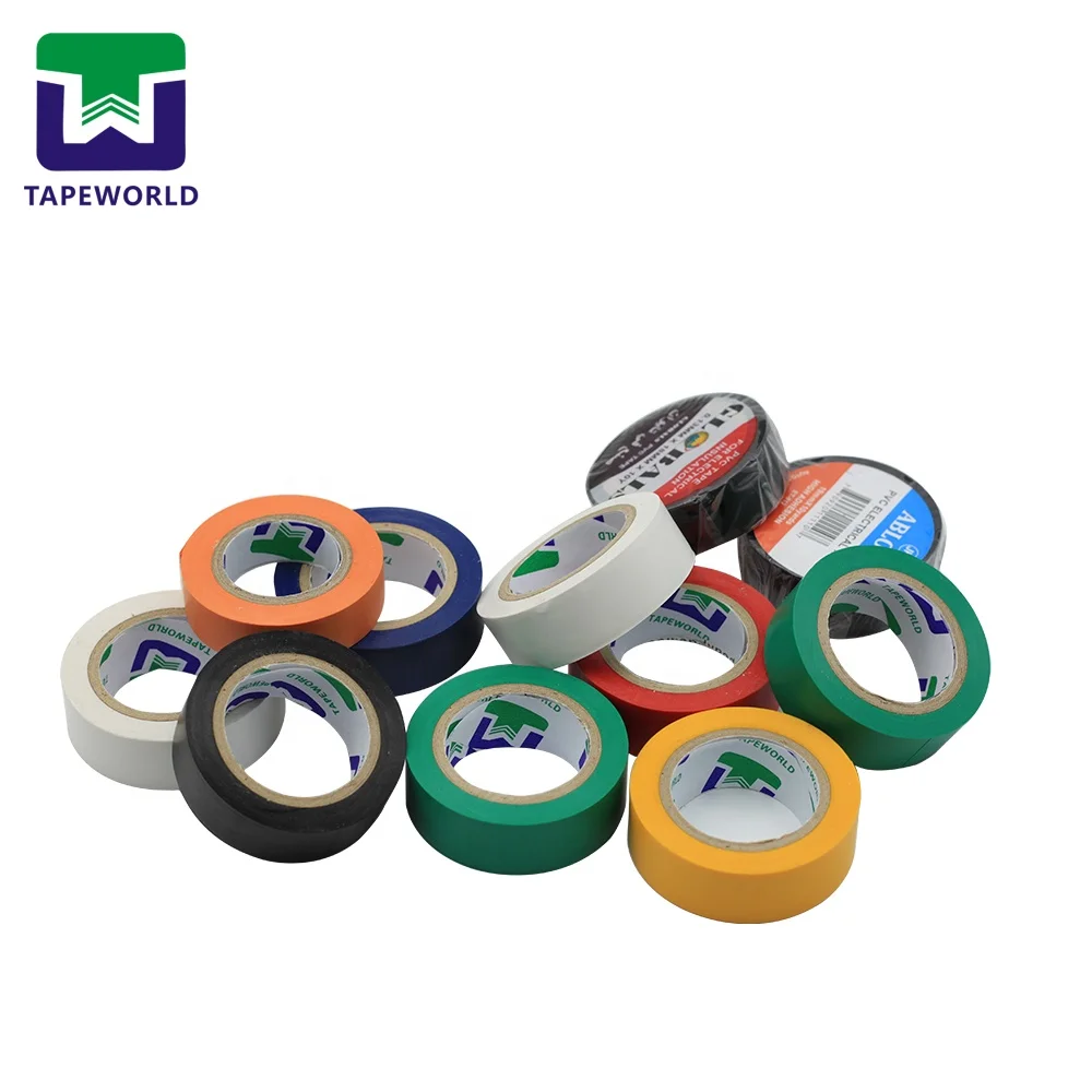 Colorful PVC Electrical Insulator Tape Professional Manufacturer Flame Retardant Insulated Electrical PVC Tape
