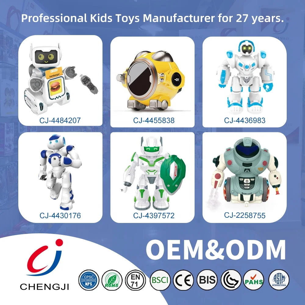 Chengji interacitive robot toys kids electric walking rc robot for kids
