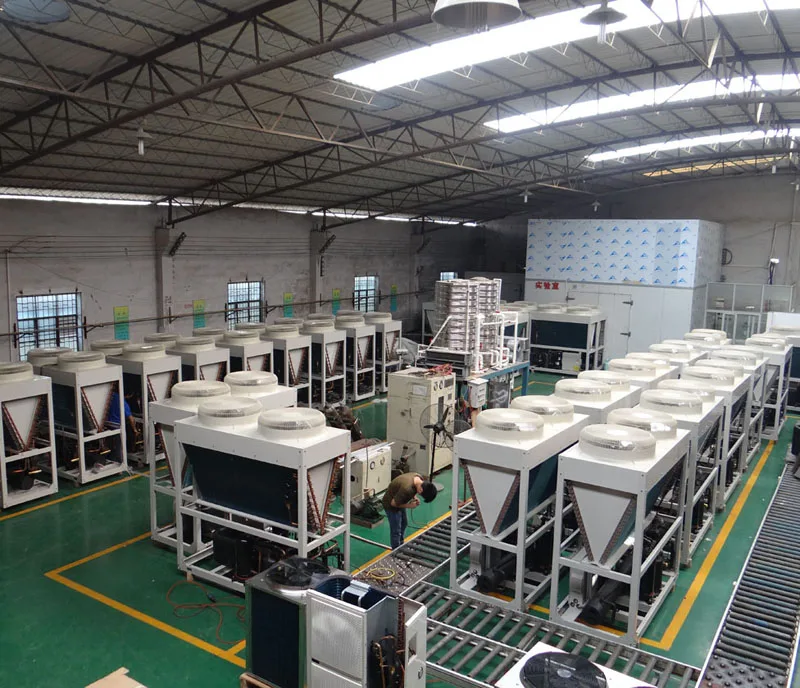 42kW EVI Air To Water Heat Pumps Water Heater  Air Source DC Inverter Pool Heat Pump