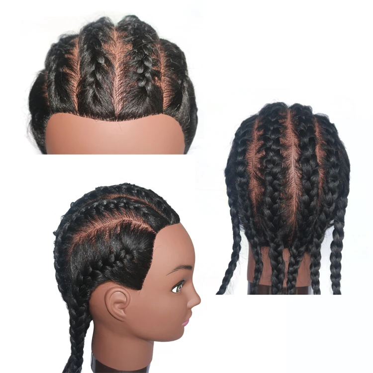 Black Women Hair Braiding Practice Mannequin Head Braids Training Mannequin Head
