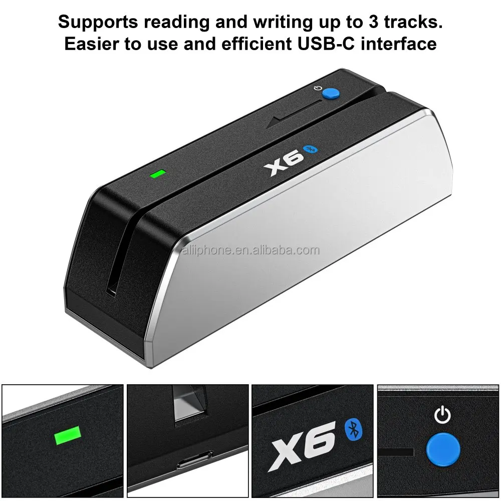  Заводское производство оптовая цена MSRX6 MSRX6BT с Blueteeth считыватель магнитных карт msrx6bt track
