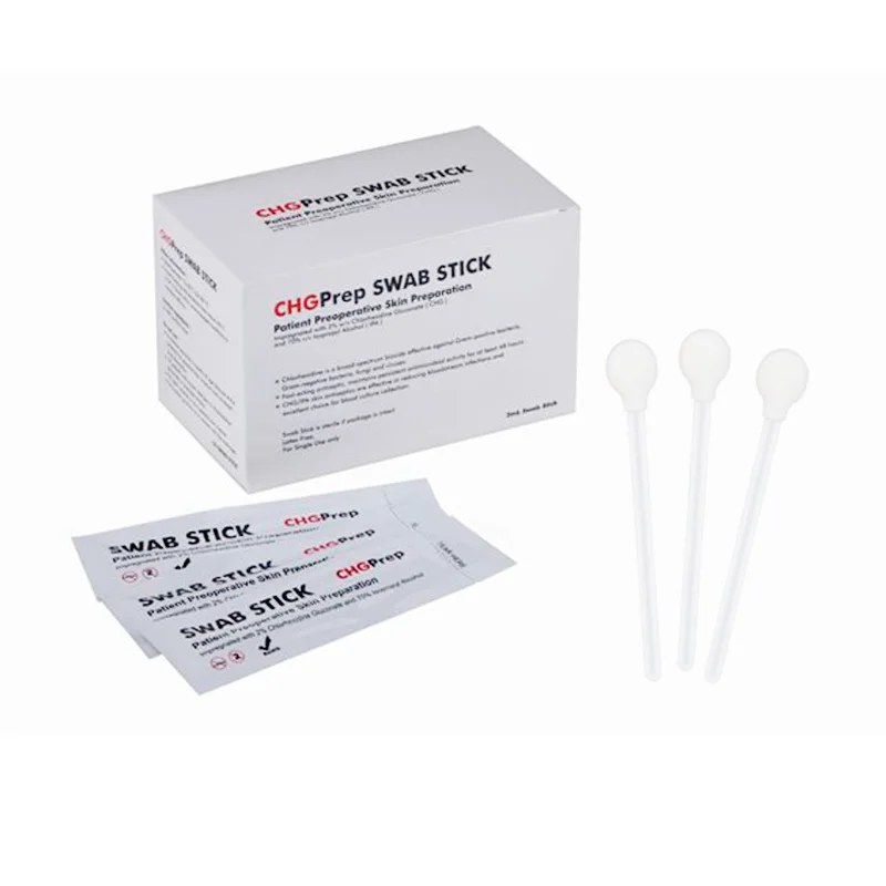 surgical chg skin prep isopropyl sterile alcohol swab