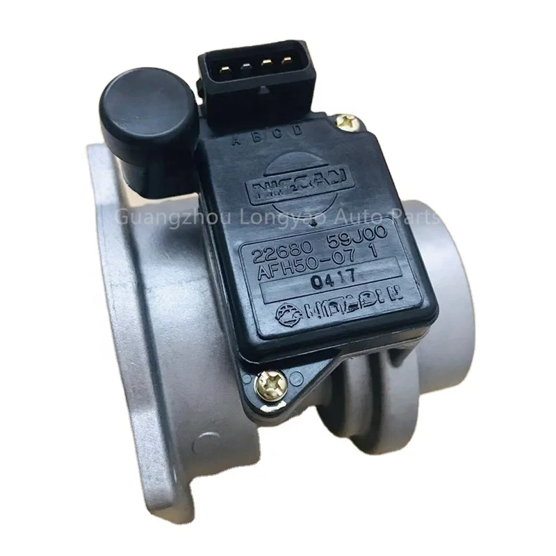 MAF Mass Air Flow Meter Sensor OEM AFH5007 AFH50-07 22680-59J00 2268059J00 For Nissan SR20 U13 Bluebird Engine