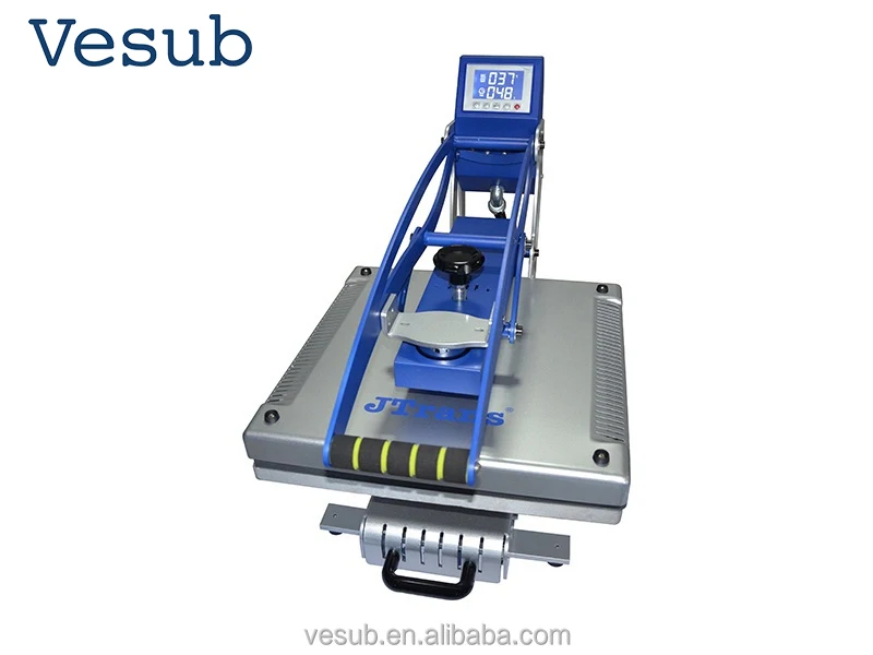 Best Wholesale Prices Semi Automatic Heat Press Transfer T Shirt Printing Machine Digital Time & Temp Controller Flatbed Printer