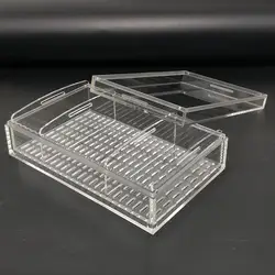 Custom acrylic humidor cigar case