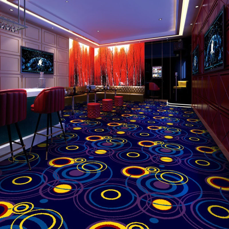 Wall To Wall Axminster Meeting Room KTV night Club floor carpet