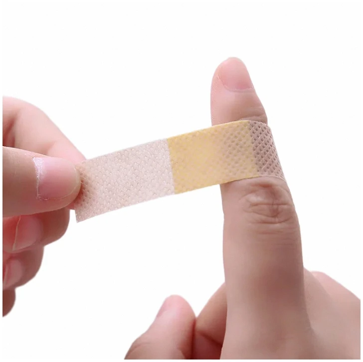 Gentle Air-Permeable Nonwoven First Aid Wound Plasters Band Aids with Skin-friendly Surface