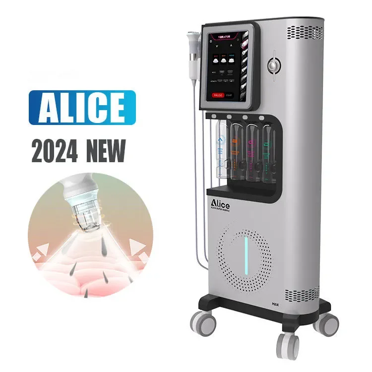 2024 Hydration Alice Super Bubble Water Spa Face Skin Care Acne Treatment Wrinkle Removal Salon Beauty Facial Machine
