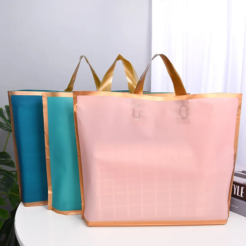 10 kinds of Solid Color White Elegant Garment Clothes Shopping Bag Accept Custom Printed Non Woven With Loop Handle Bag