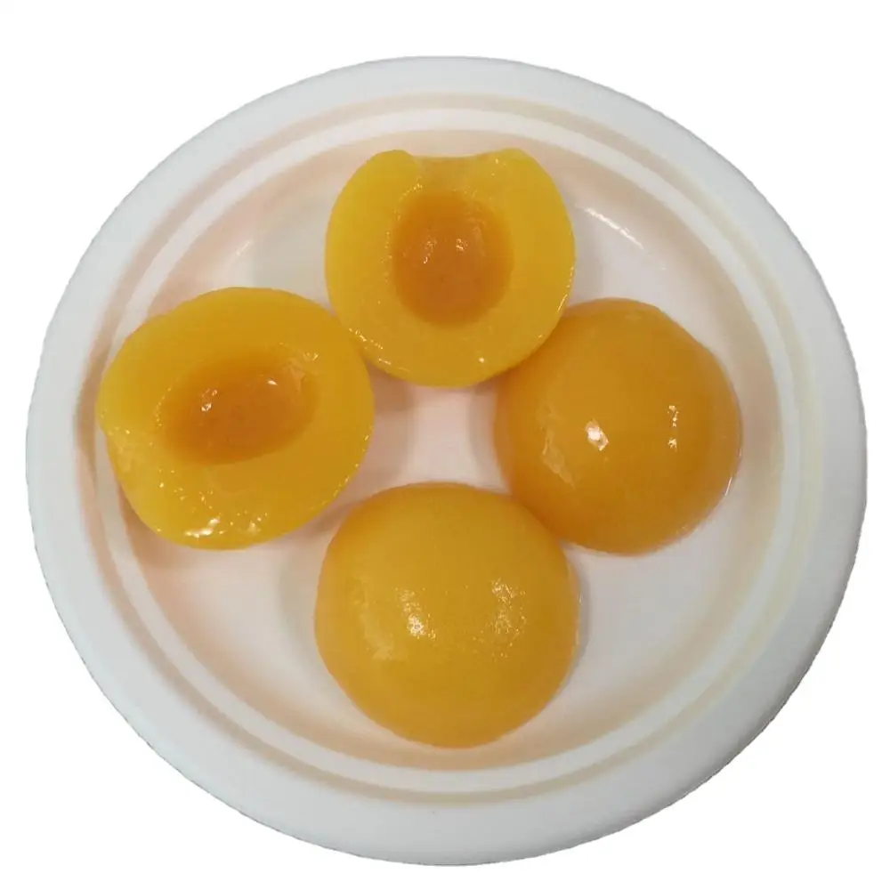 Customized canned peach halves/slices/dices brands fruits in syrup