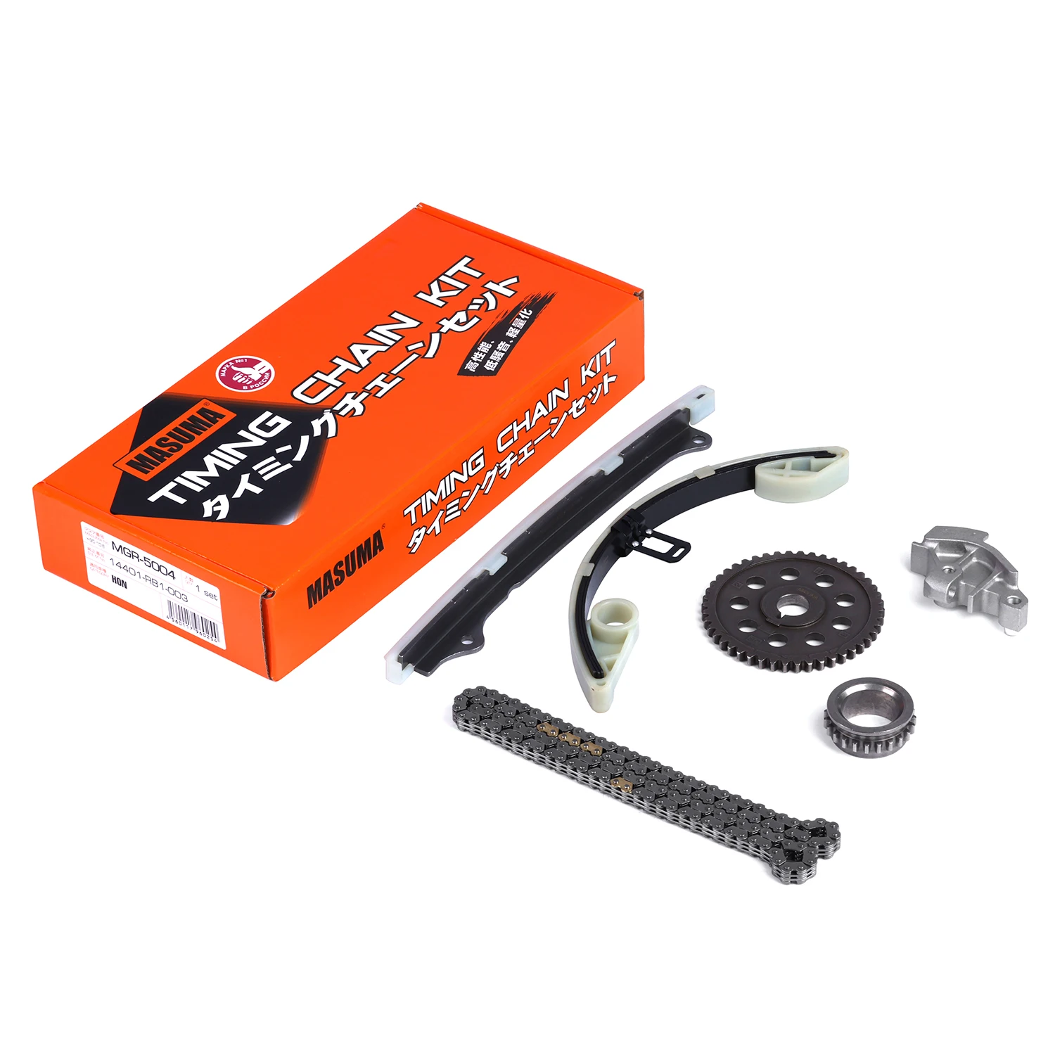 MGR-5004 MASUMA Auto Parts accessories Engine parts TIMING CHAIN KIT 14530-RB1-004 13621-RB0-003 For HONDA CITY