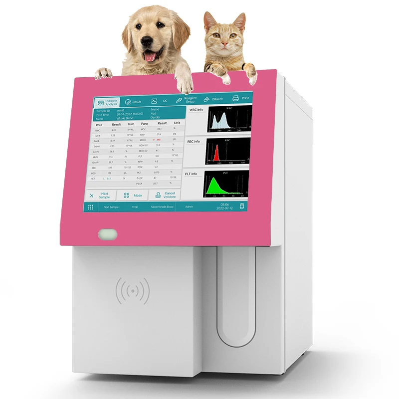 Медицинское оборудование для ветеринарной лаборатории полностью автоматизированная машина анализа крови гематологический анализатор
