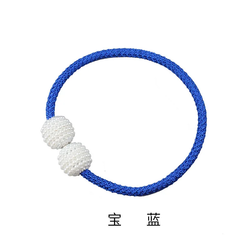 Curtain buckle accessories pearl magnetic binding rope