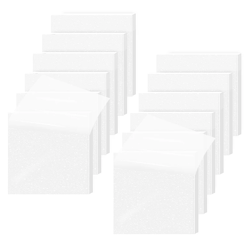 Hot Sale Transparent Sticky Notes Stickers index Posted It Custom Logo Print Colorful Pet Memo Pad Stationery School Supplies