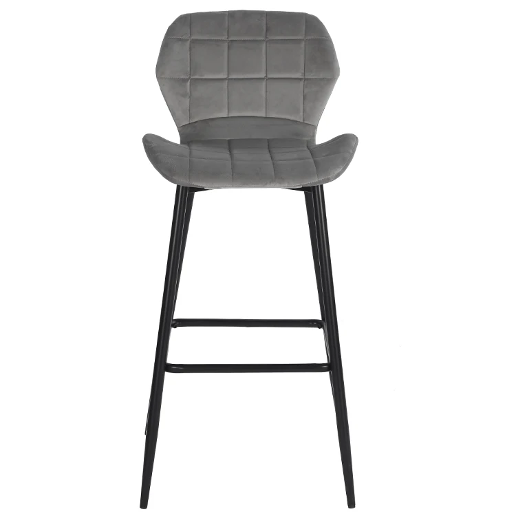 Free samle metal leg wood top bar chair modern bar stool high chair bar stools wholesale