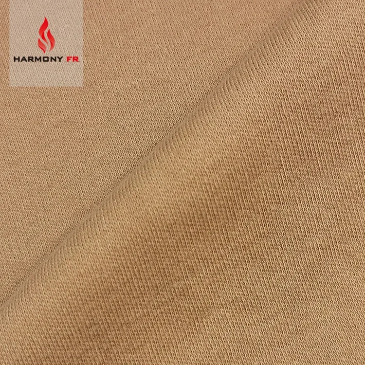 240gsm 100% хлопок кирпечей из глины огнеупорные трикотажного полотна