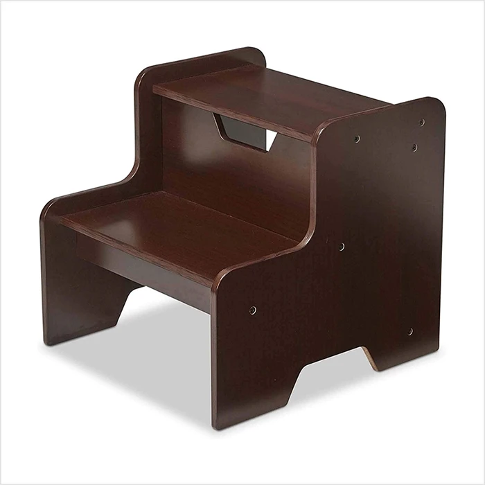 Dressing table step stool portable wooden baby step stool