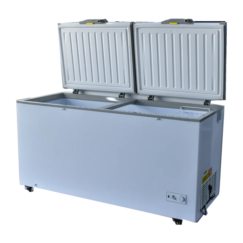 Top-freezer Commercial Chest freezer Refrigerator Ice Cream Cabinet Deep Horizontal Fridge with Large Capacity Wholesale