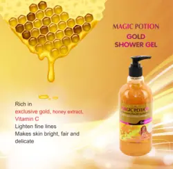 Hight Quality Organic Shower Gel Female Mens Perfume Gold Carrot Oil Control Liquid Bath Soap Exfoliating Shower Gel