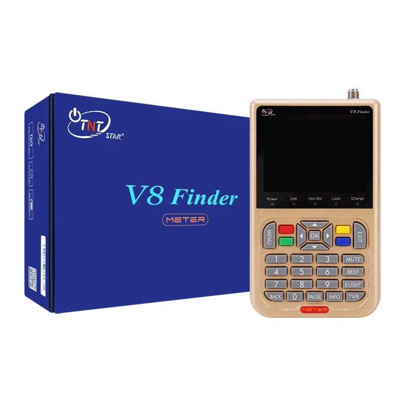 V8 satellite finder meter digital satellite finder sat finder digital