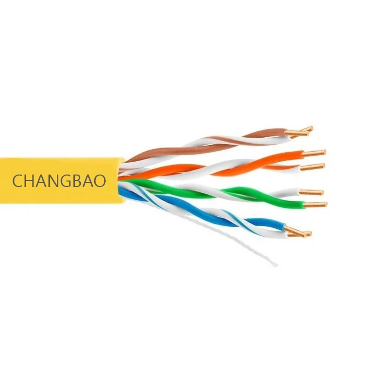 Changbao Крытый cat5 кабель utp cat5e 305 м 1000ft сетевой кабель цена за метр