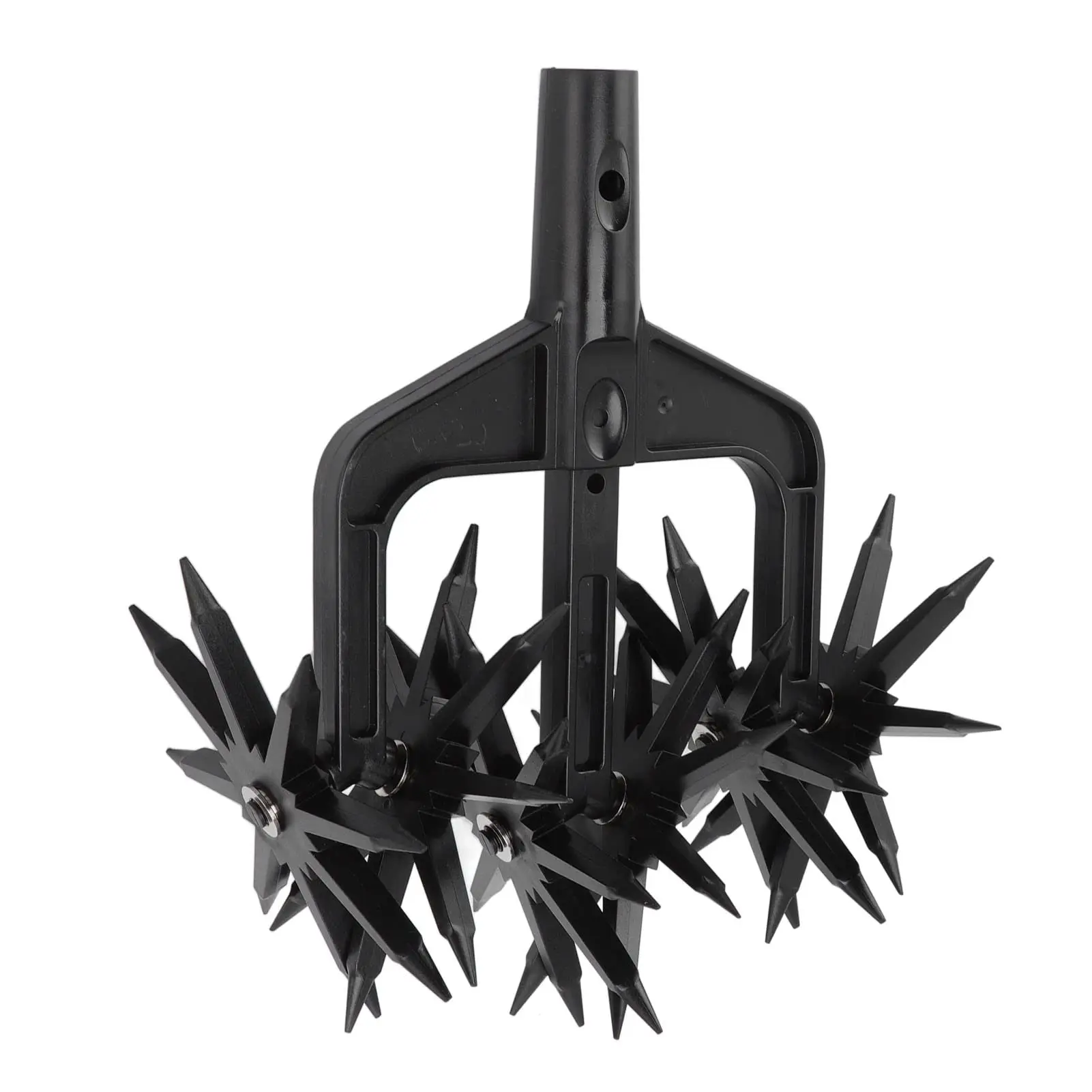 Manual Tiller Garden Soil Scarifier Garden Rake Adjustable Rotary Cultivator Custom Width Planting Around Soil or Plants