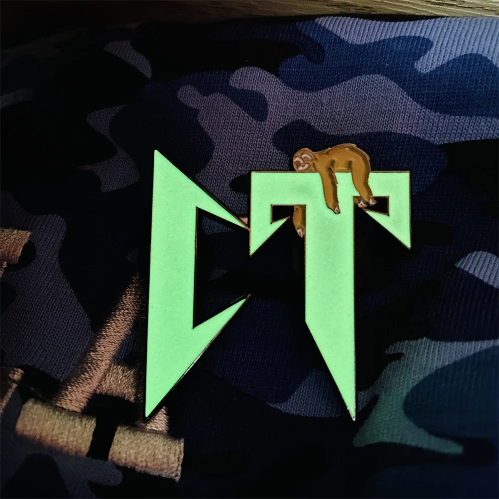 Custom Enamel Pin Collar Clothes Lapel Glow In Dark Nature Logo TRAKAS HDSOM Metal Hard Enamel Lapel Pin Custom Bulk Pin For Cap