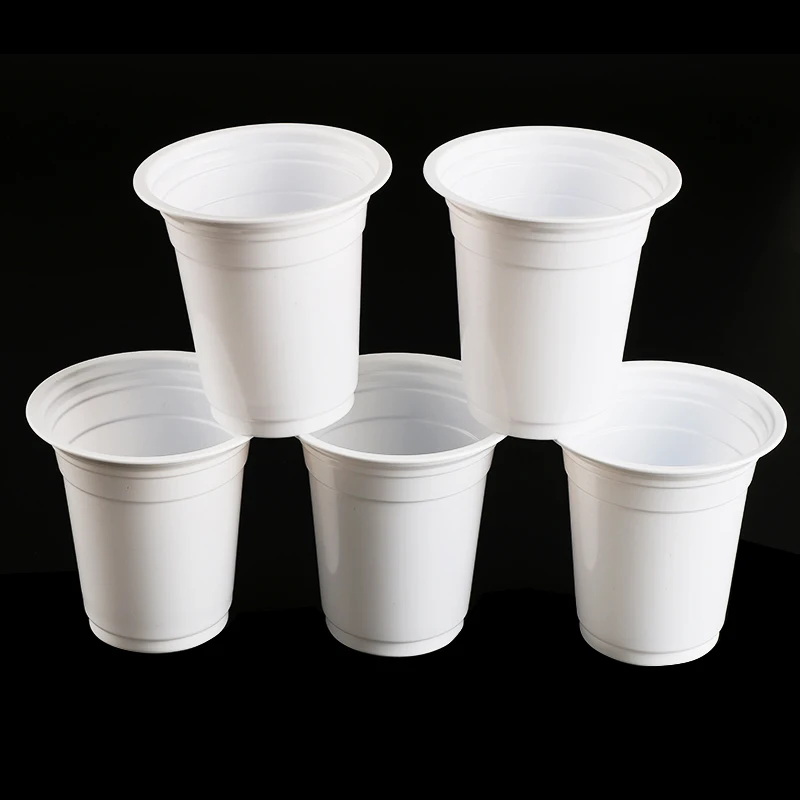 360B 12oz  custom white plastic yogurt packaging cups