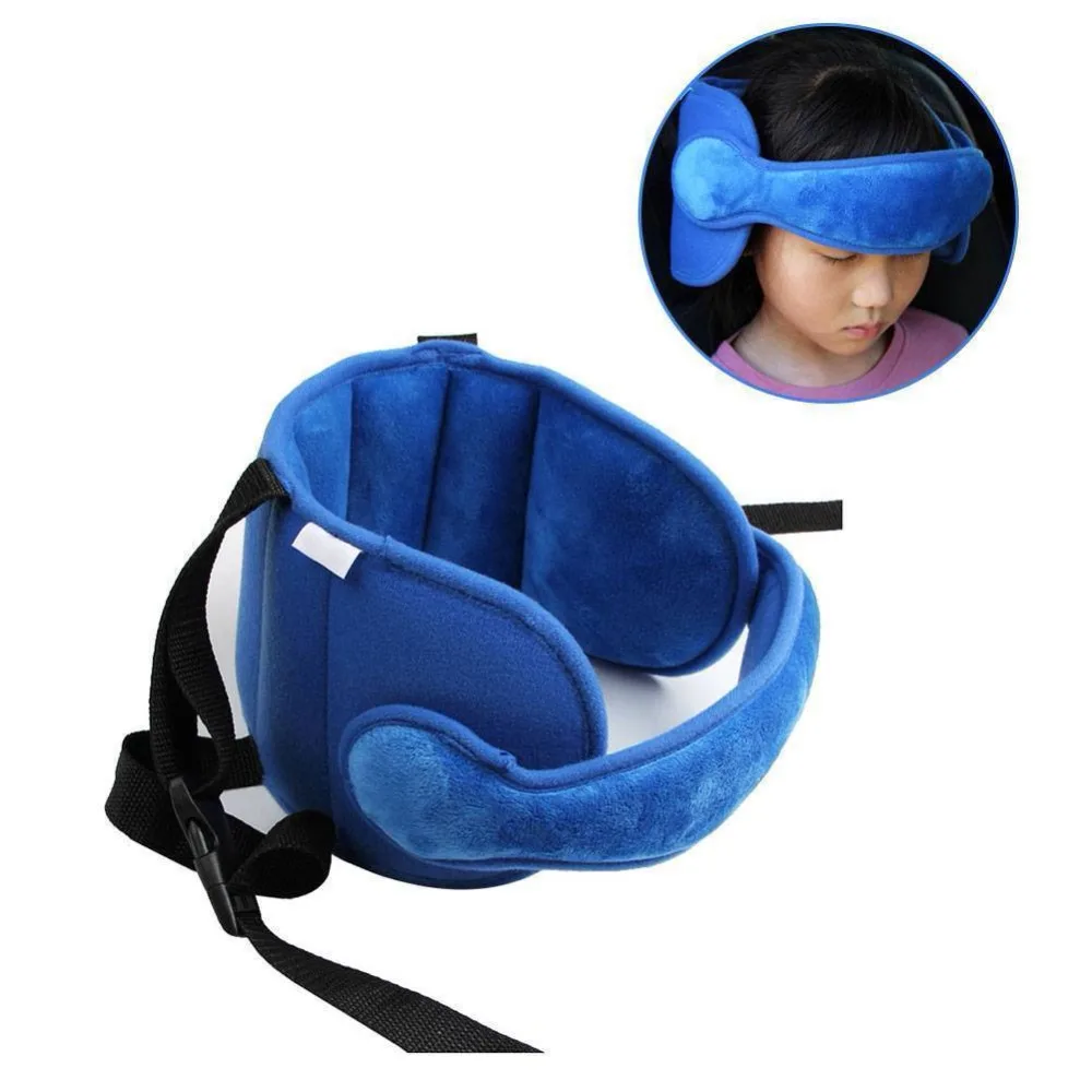 Infant Baby Car Safety Seat Head Fixing Auxiliary Cotton Belt Fastening Belt Adjustable Kid Secure Strap Doze Band Baby Pillows