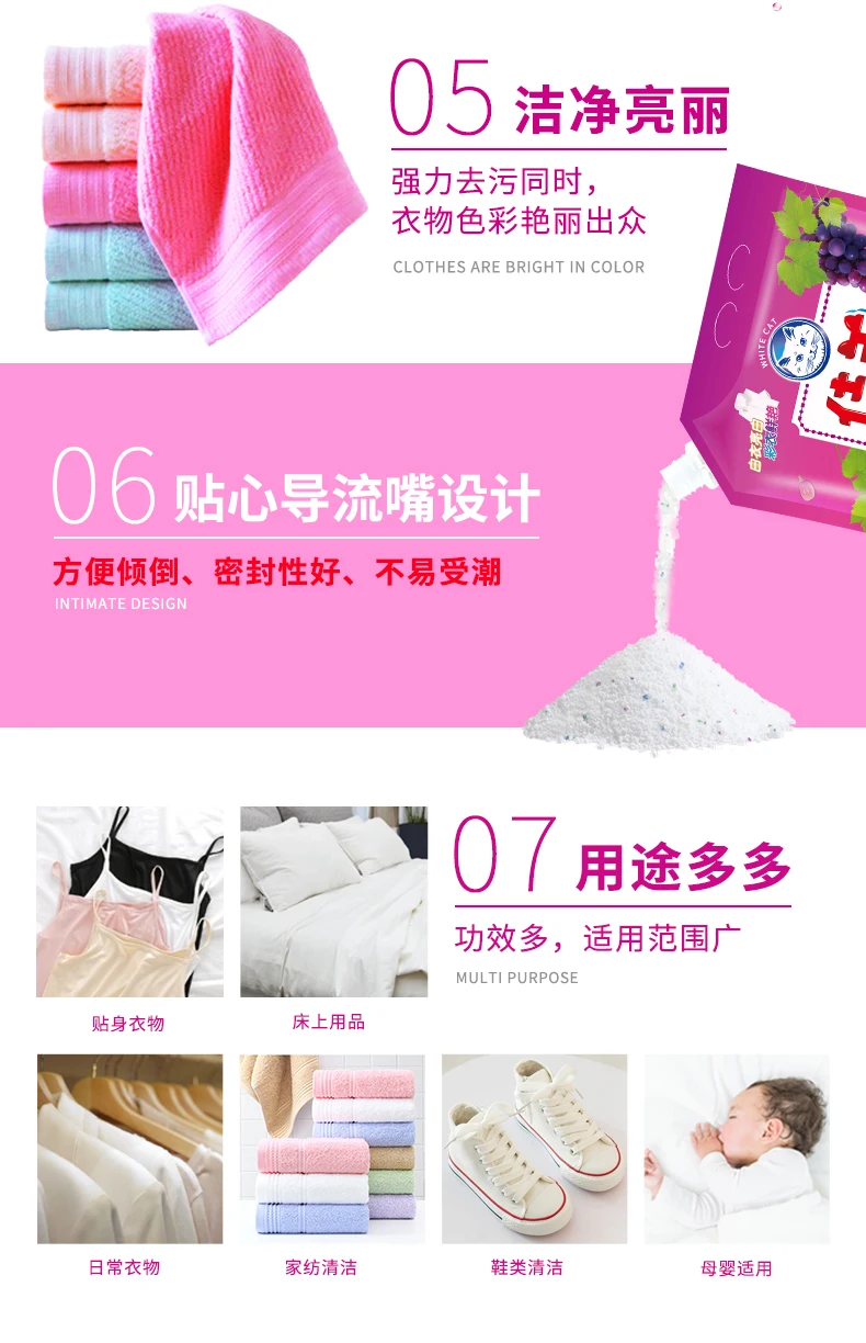 China Cheap Plant Yemen Clean India Kenya Henan Linyi Paper Cloth Spoon Loose Washing Powder 1 Ton