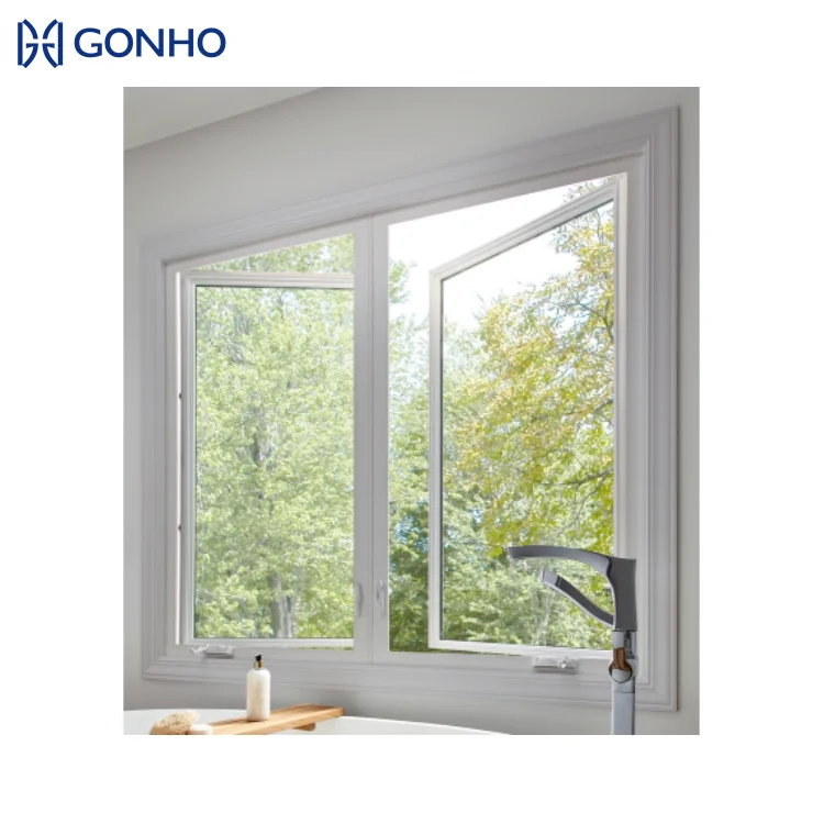 Australian As 2047 Standard External Commercial Projects Aluminum Thermal Break Structure Energy Saving Awning Windows