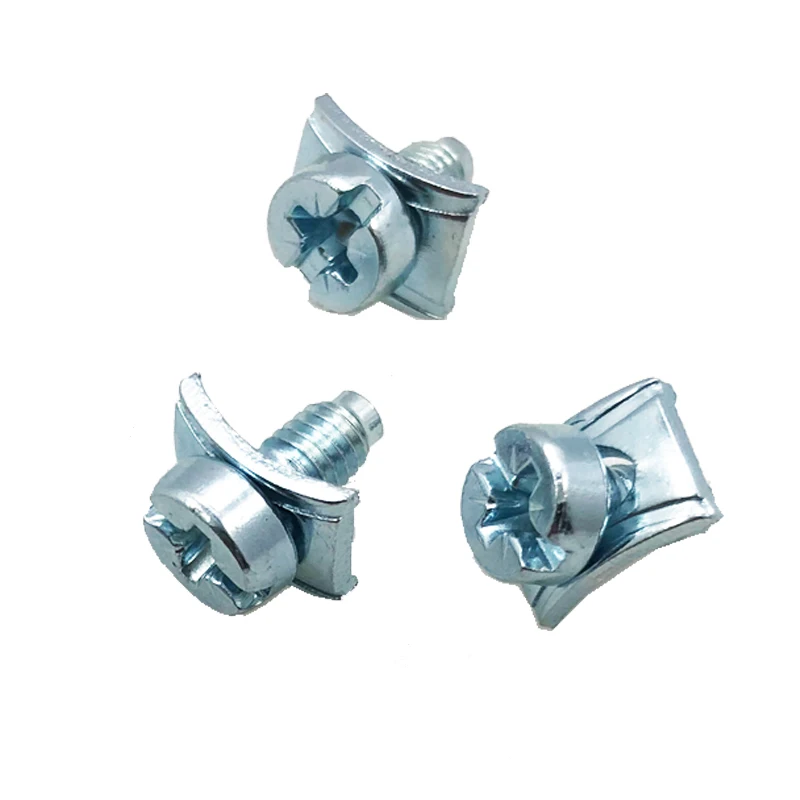 M4x8 Zinc Coating Iron Cheese Head Terminal Screws With Saddle Clamp For Wiring Terminals
