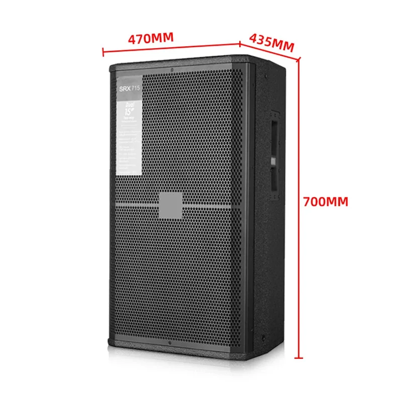 SRX715 15-дюймовый высокопроизводительный басовый блок 2-полосный полнозвучный динамик для речи/диджея/сценического исполнения Профессиональное звуковое оборудование