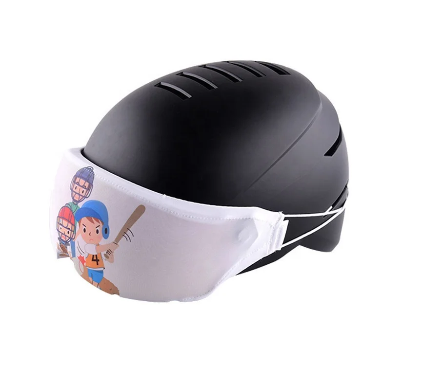 Factory Custom picture sublimation digital printing Leica Cloth with elastic band anti dust Helmet Mirror Protective Cover