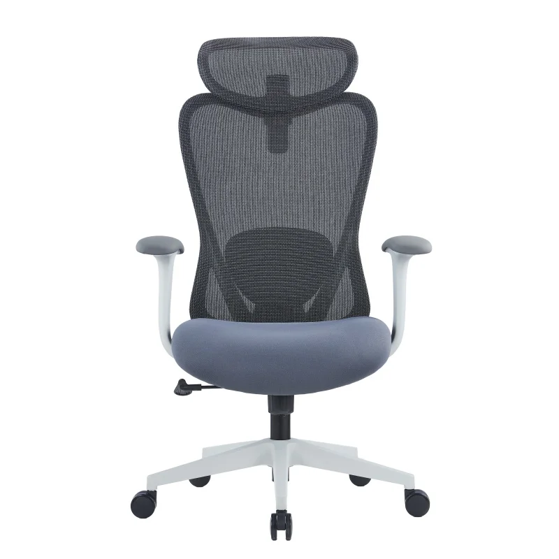 High Back Erogomonic Office Chair for Office Used With Height Adjustable PP Headrest Swivel Office Chair
