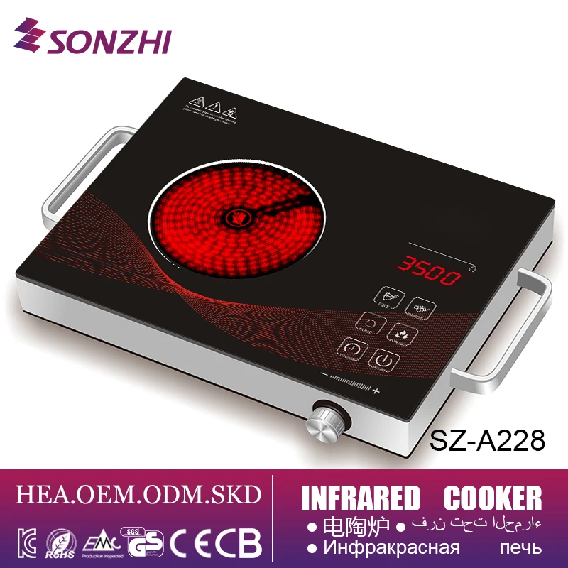 ceramic glass plate gold melting furnace motor supplier 220V electric stove heat heater induction cooker with oven